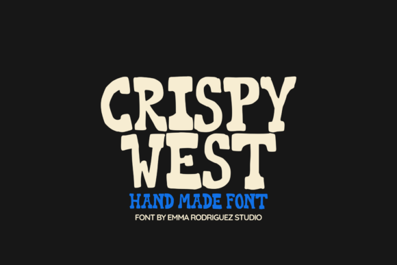Crispy West: A Gritty Font for Bold Visual Storytelling