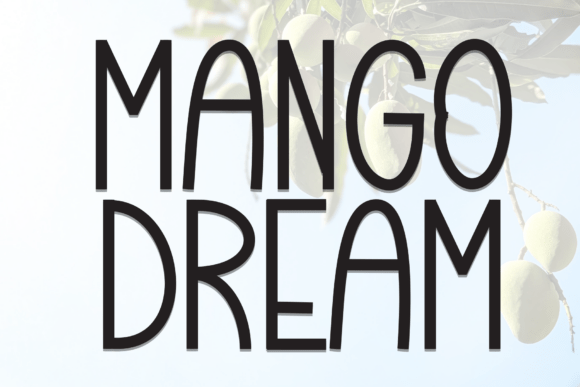 Mango Dream: A Fresh Font for Modern Design