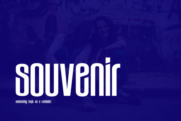 Souvenir: The Modern Display Font for Authentic Design